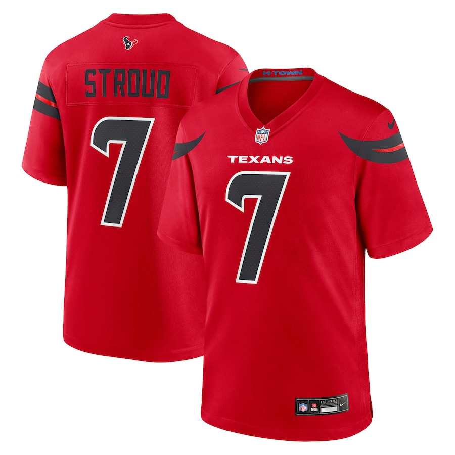 Houston Texans Jerseys Shop – Explore men8217s nike c.j. stroud red houston texans alternate game jersey Collection
