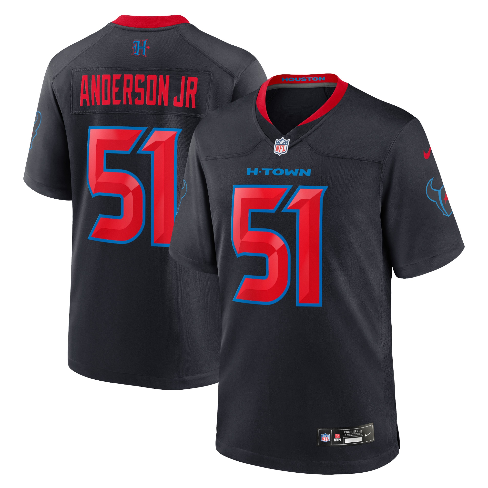 Houston Texans Jerseys Shop – Explore men8217s nike will anderson jr. navy houston texans 2nd alternate game jersey Collection