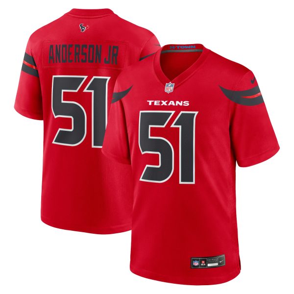 Houston Texans Jerseys Shop – Explore men8217s nike will anderson jr. red houston texans alternate game jersey Collection