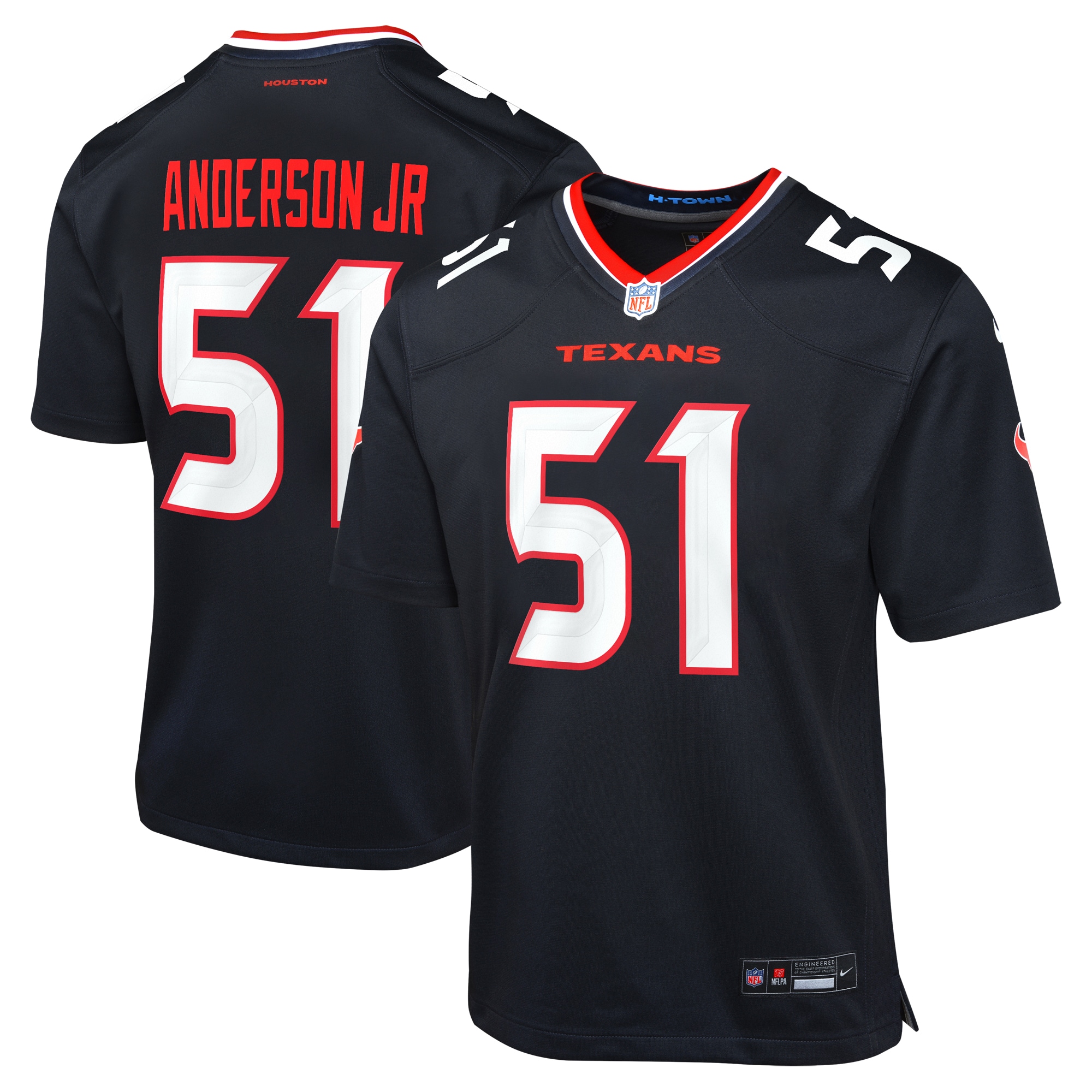 Houston Texans Jerseys Shop – Explore youth nike will anderson jr. navy houston texans game jersey Collection